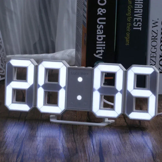 3D LED Digital Clock | Modern Room Decor