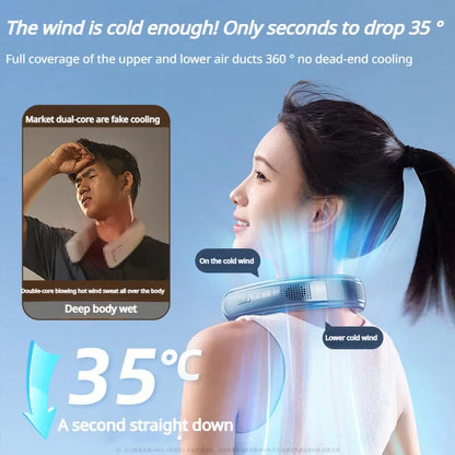 Portable Neck Fan™ - Hands-Free Cooling Anywhere