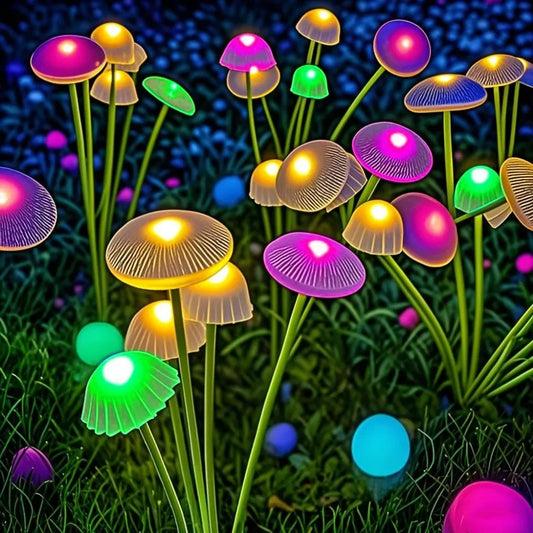 Solar Mushroom Garden Lights – Waterproof LED Outdoor Pathway Decor