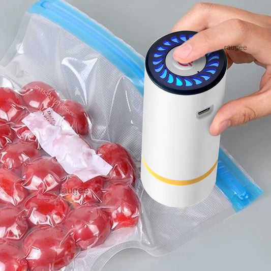 Mini Vacuum Sealer Pump | Rechargeable Food Saver