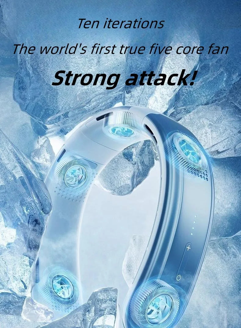 Portable Neck Fan™ - Hands-Free Cooling Anywhere