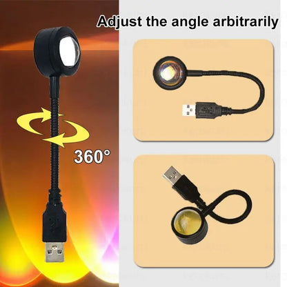R&G Sunset Projection Lamp