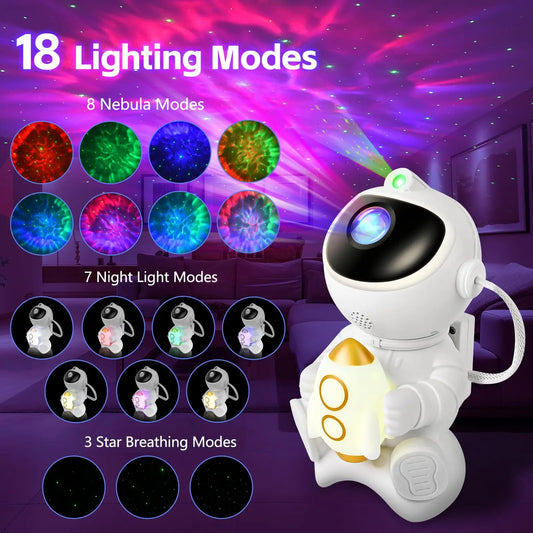 Astronaut Galaxy Projector™ – LED Star Night Light